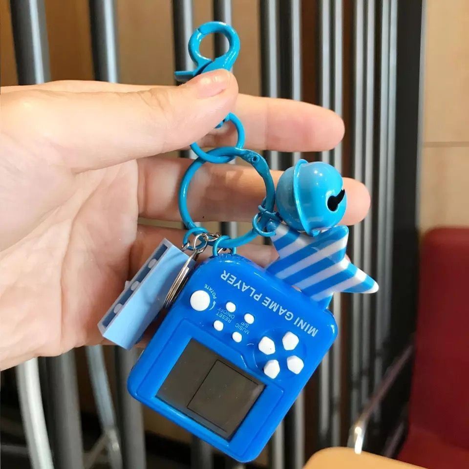 Llavero de juego de tetris de metal al por mayor